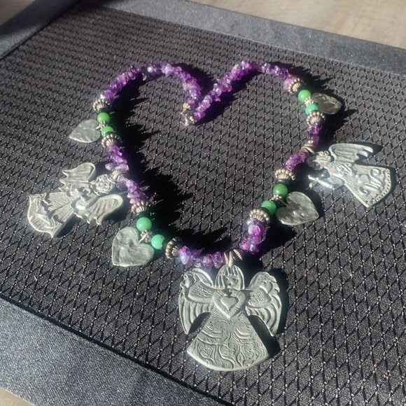 Vintage Silver toned necklace. - Picture 8 of 8